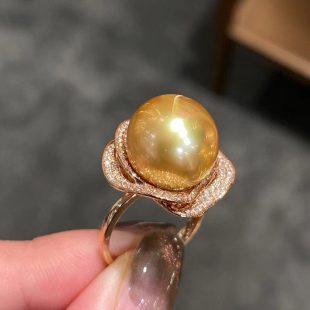 Pearl and Diamond Ring