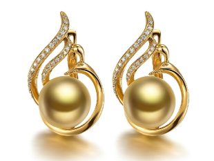 S925 Silver Shell Bead Earrings